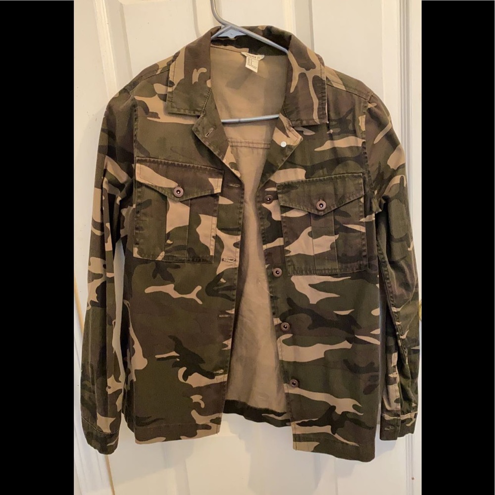 camo print jacket